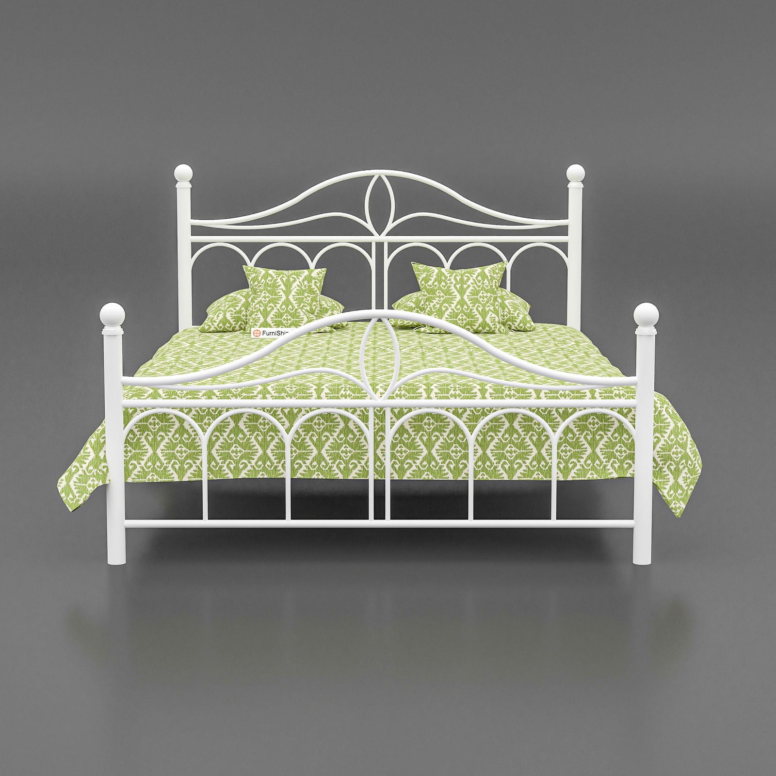 MetalCraft Elegant Design Iron Bed - Furnishiaa -  -